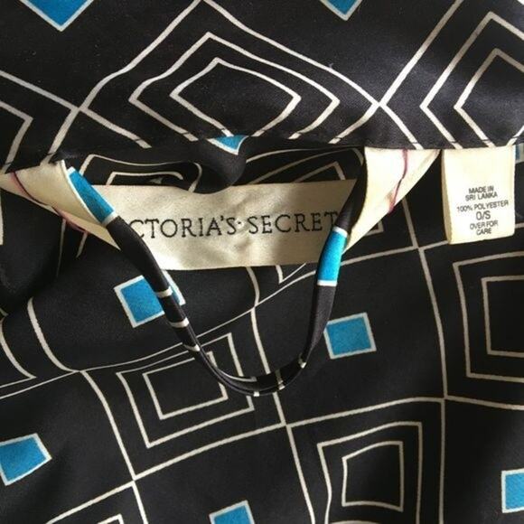 Vintage Victoria's Secret Geometric Robe - Picture 5 of 6